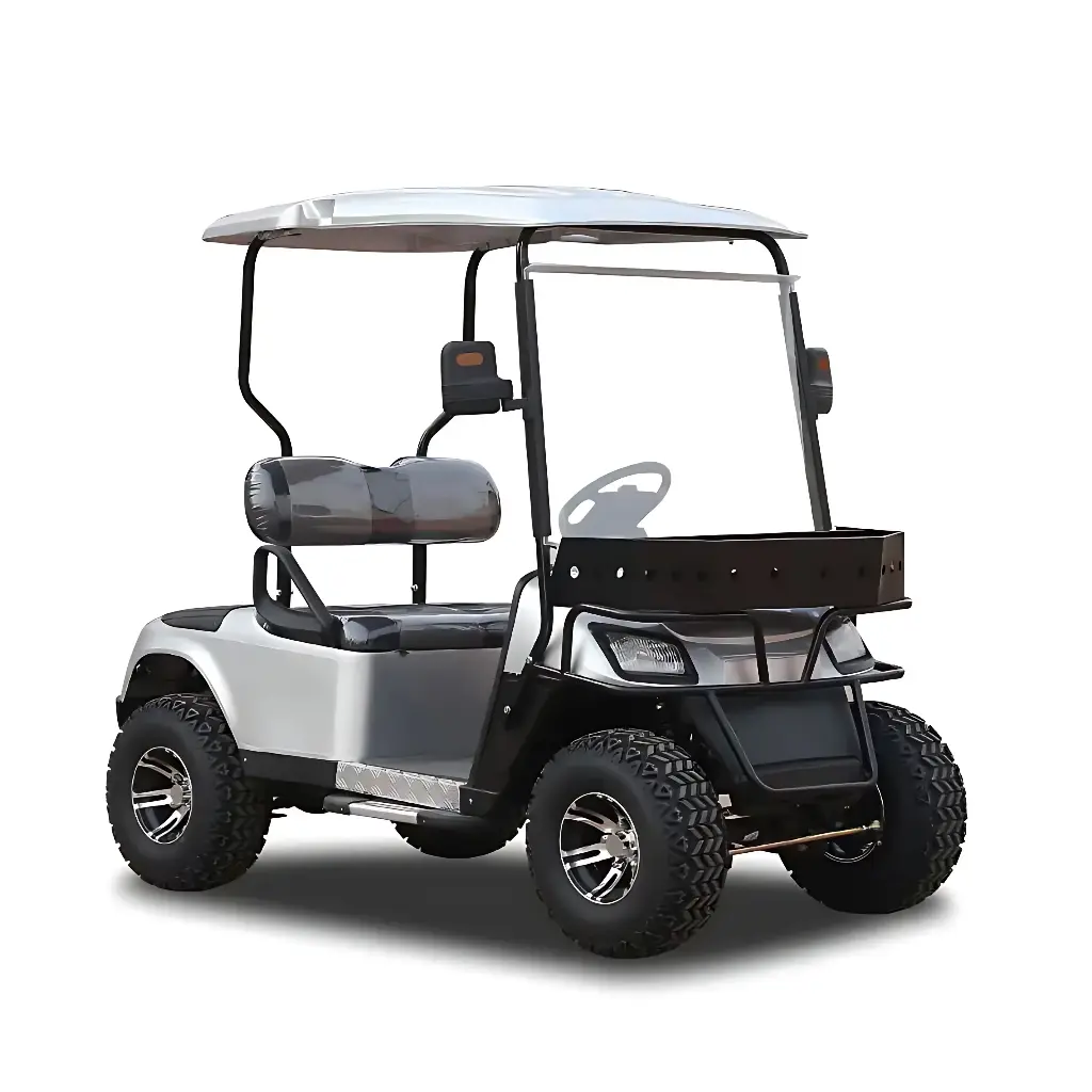 golf cart white A